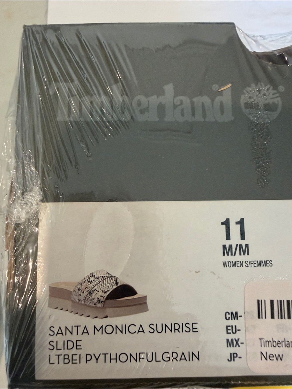 Timberland Python-Print Slide Sand and Black